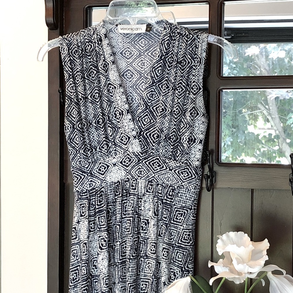 Samira Stretch V-Neck Maxi dress by Veronica M.